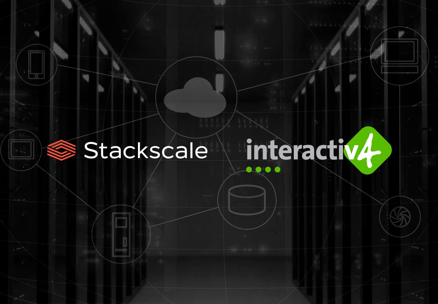 Acuerdo de partnership de Stackscale e Interactiv4