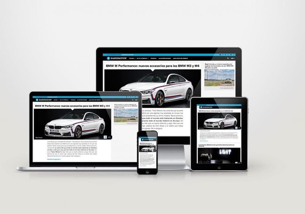 Web responsive de Diariomotor