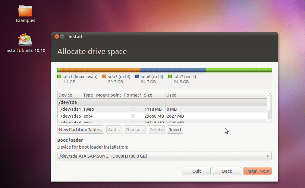 Particiones en Linux Ubuntu