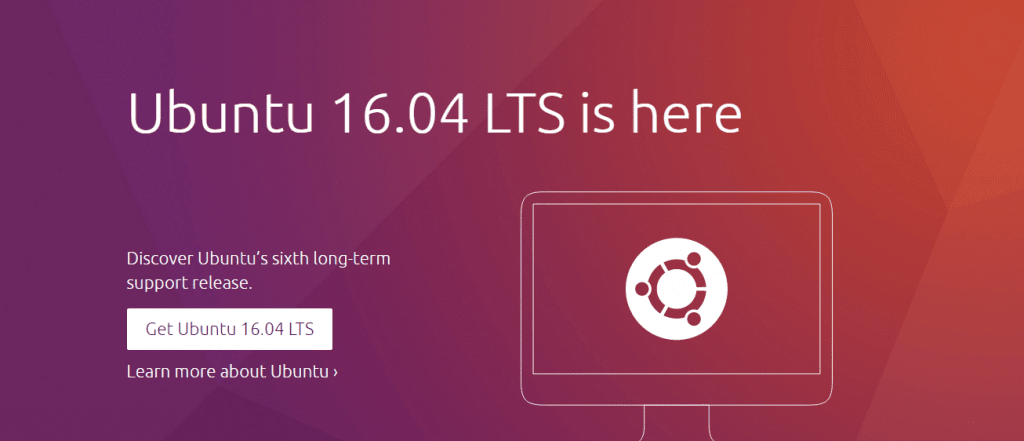 Ubuntu versión 16.04 LTS (Xenial Xerus)