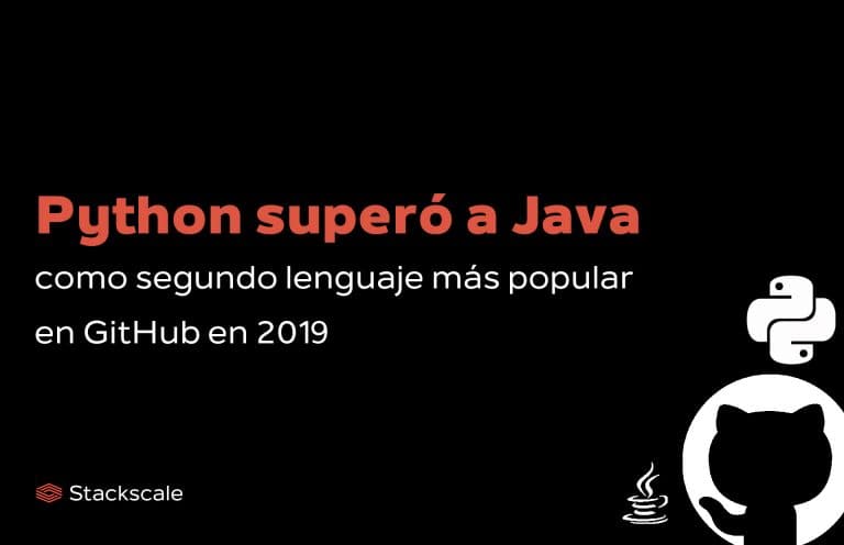 Python supera a Java en el ranking de lenguajes de programación en número de colaboradores en repositorios en GitHub en 2019