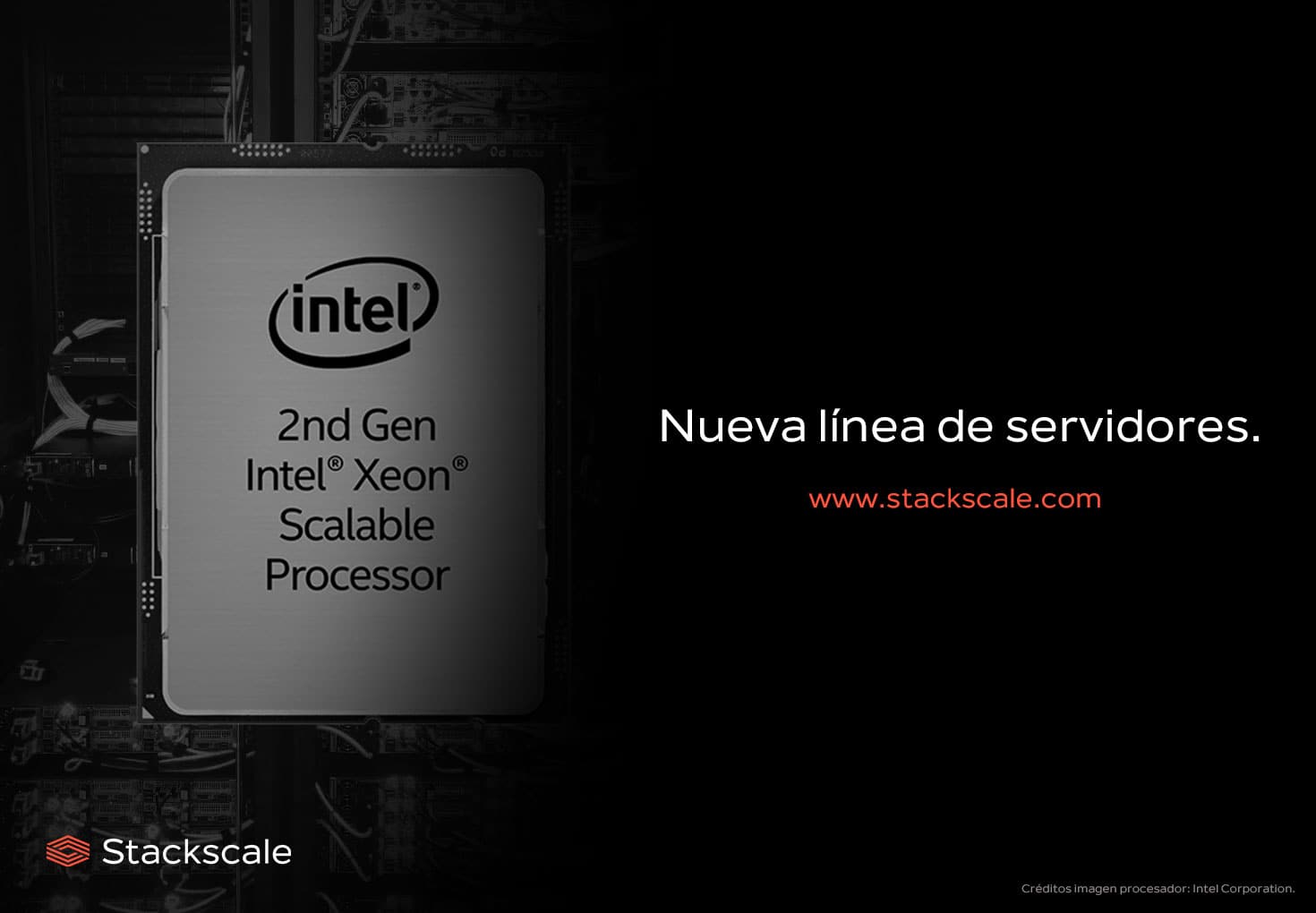 Nueva línea de nodos de Stackscale con procesadores Intel Xeon Scalable de 2ª generación