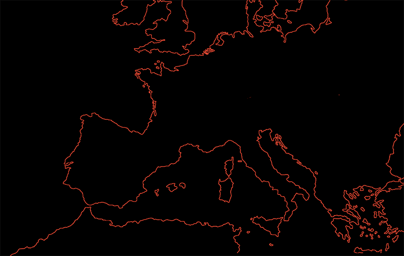 Mapa de Europa con datacenters de Stackscale