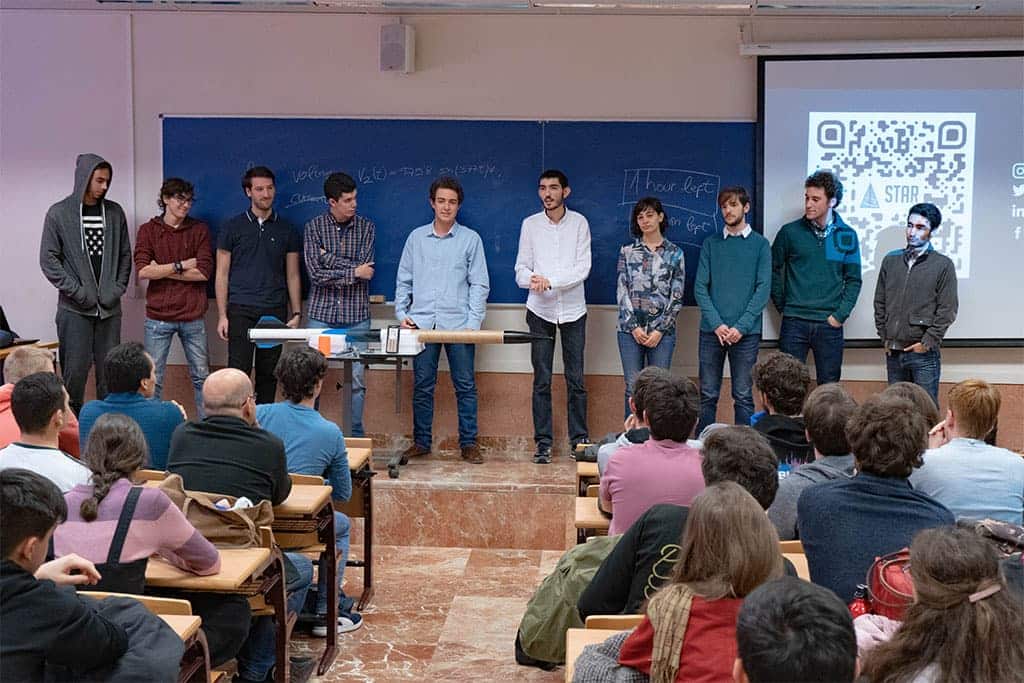 Primer equipo de la asociación STAR UC3M