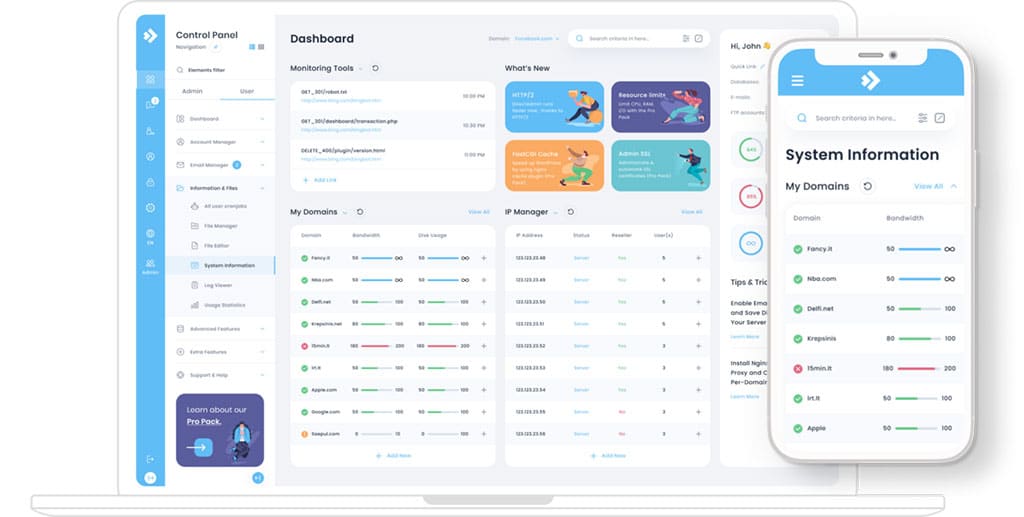 Panel de control DirectAdmin